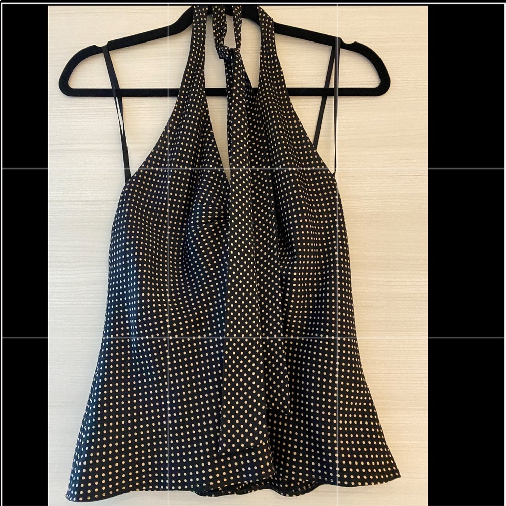 Laundry v neck top w tie around the neck